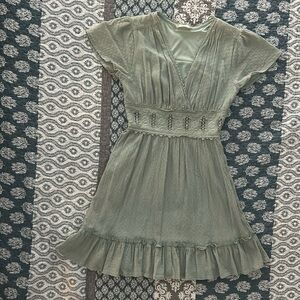 Altar’d State Dress, sage green, Sz XS